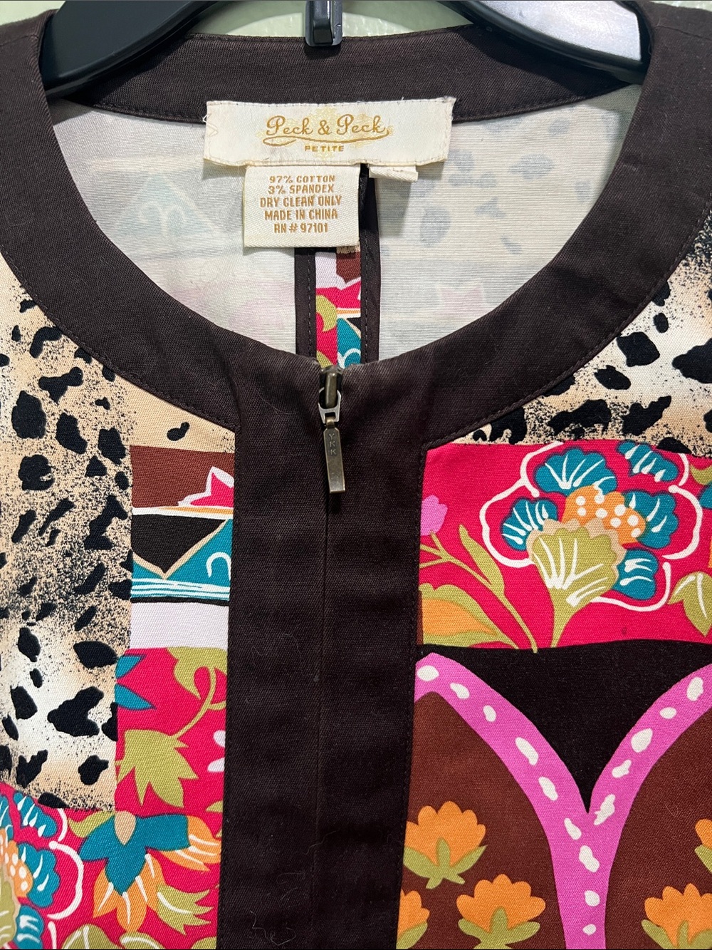 Etro Multicolor Patchwork Print Jacket - Picture 2 of 6